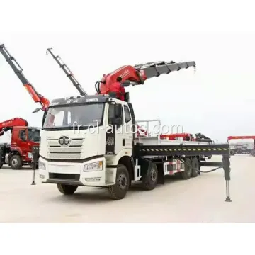 FAW 8x4 12 roues 20 tonnes pliage de grue pliante camion de bosses